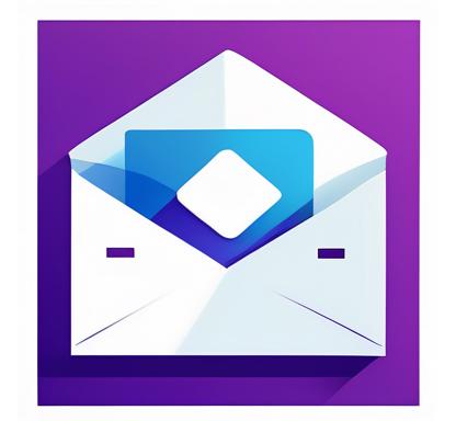 Graphic illustration of an envelope and message icon